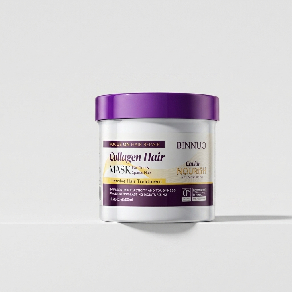 BINNUO Collagen Hair Mask with Caviar Nourish 500ml